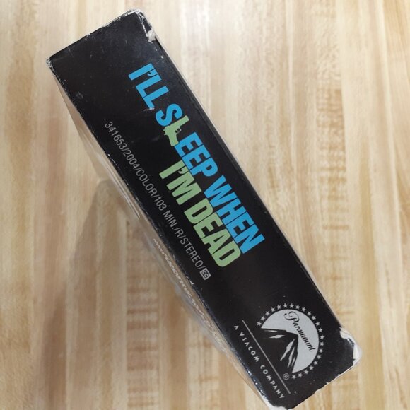 I'll Sleep When I'm Dead 2003 VHS Clive Owen Malcolm McDowell Y2K Crime/Thriller - Picture 7 of 10